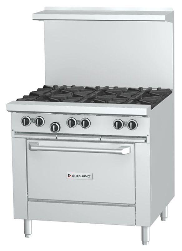 6 BURNER GAS RANGE WITH STANDARD OVEN